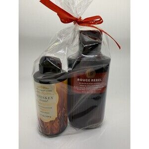 Bath & Body Works Rouge Rebel 3-in-1 Wash, WHISKEY TOAST Body Spray Mist Mens’s